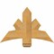 Ekena Millwork Davenport Rough Sawn Timber Gable Bracket, Western Red Cedar, 36"W x 24"H x 4"D x 6"F, 16/12 Pitch GBW036X24X0406DAV00RWR - alternate 1